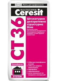 Ceresit CT 36 Штукатурка декоративная структурная белая 25 кг