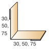 МП Планка угла внутреннего 50х50х3000 (ПЭ-01-9003-0,5)